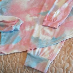 2 Piece Tye Dye Jogger Set 