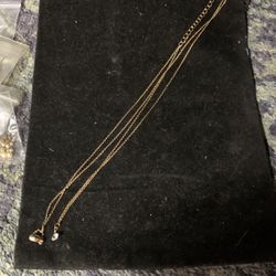 Dual chain with two sweet charms