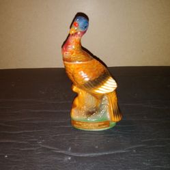 1970's mini wild turkey Straight Bourbon Canister