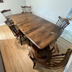 Dining Table With Five Chairs. 