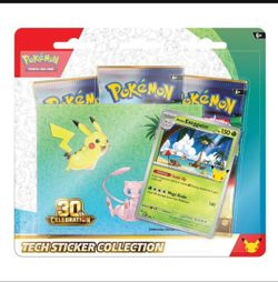 Pokemon TCG: 30th Celebration Tech Sticker Collection