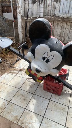 Teeter totter Mickey and Minnie