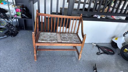 chinesse antique wooden bench need refinish