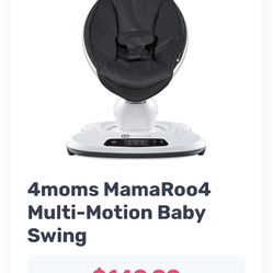 4moms MamaRoo4 Multi-Motion Baby Swing