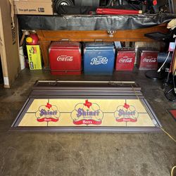 SHINER BEERS POOL TABLE LIGHT