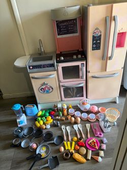 Kitchen and Refrigerator toy high 43”X24