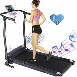 Ancheer Electric Treadmill Foldable, LCD Display for Home Use(AMA005689