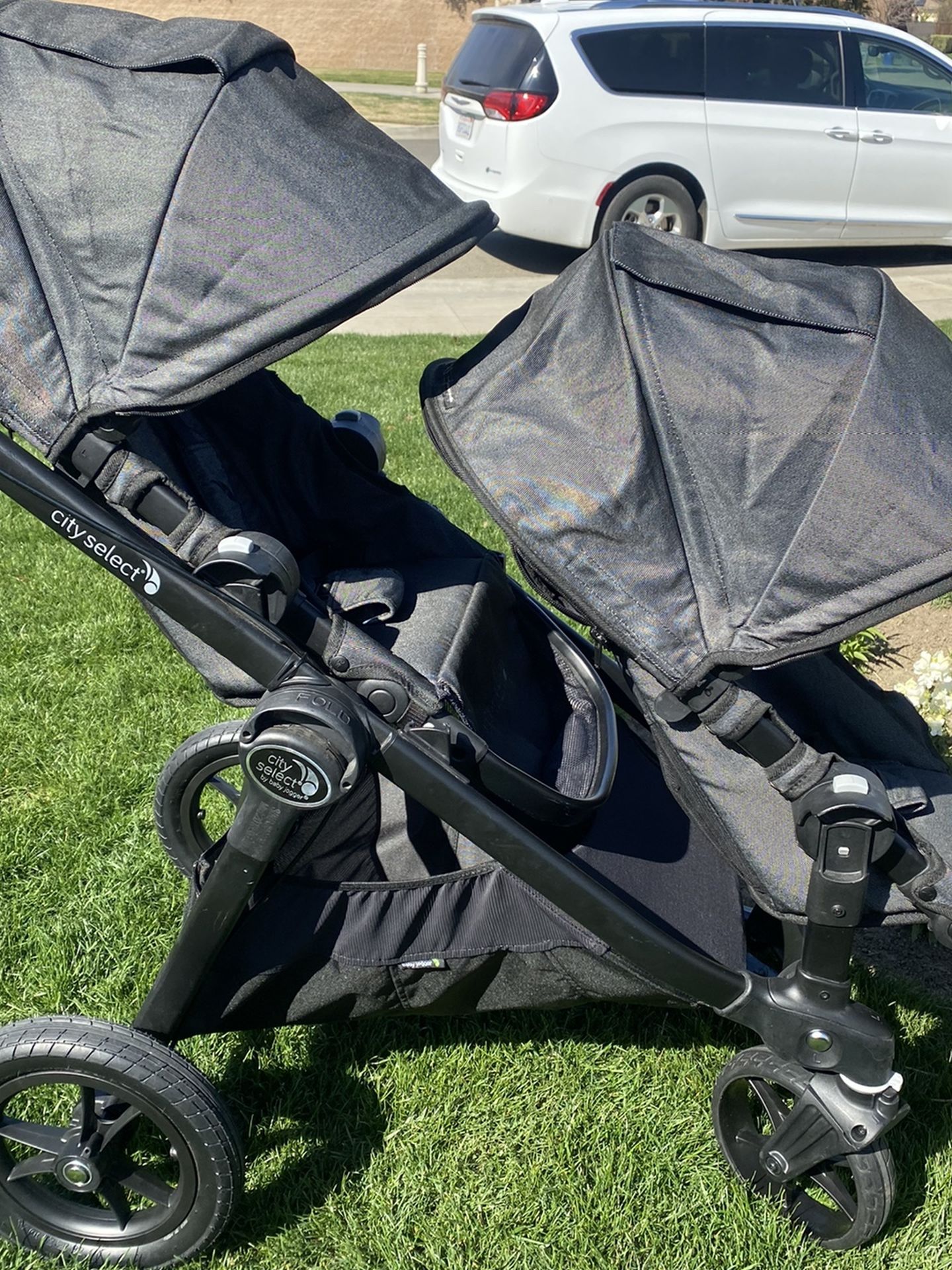 City Select Double Stroller Travel System With Bassinet