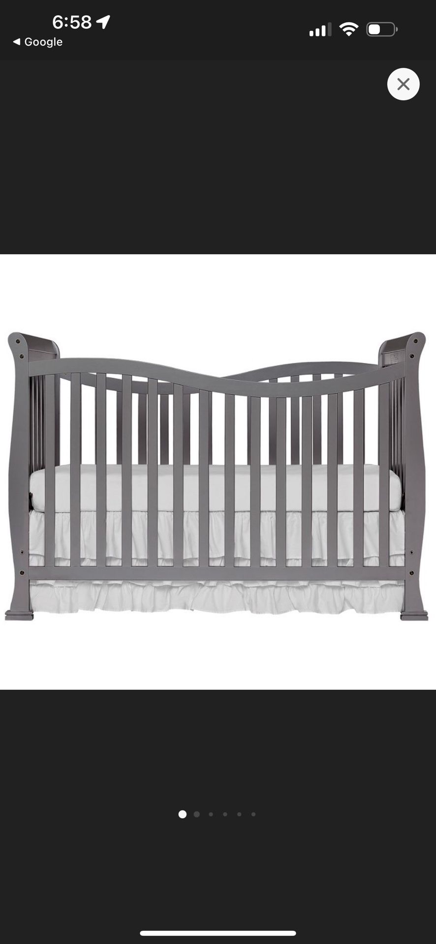 7 in 1 Crib with mattress
