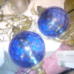 Antique Glass Ball Lamps