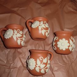 Handmade Brown Ceramic Mug, Oaxacan Pottery 