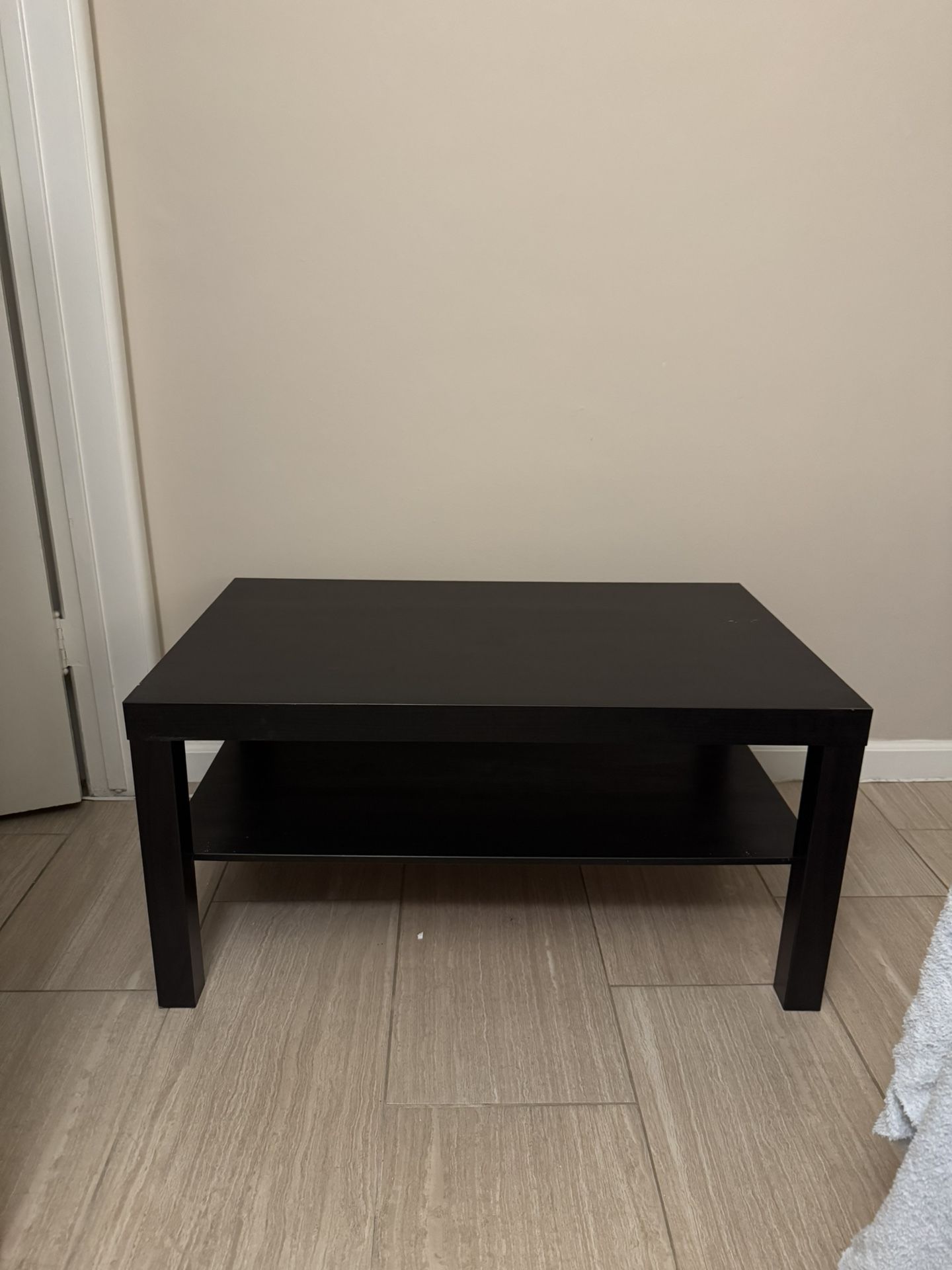 black coffee table
