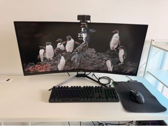Complete Gaming PC Setup - Ryzen 5 / GTX 1660 Super / 34” Acer Ultrawide / Logitech Gear