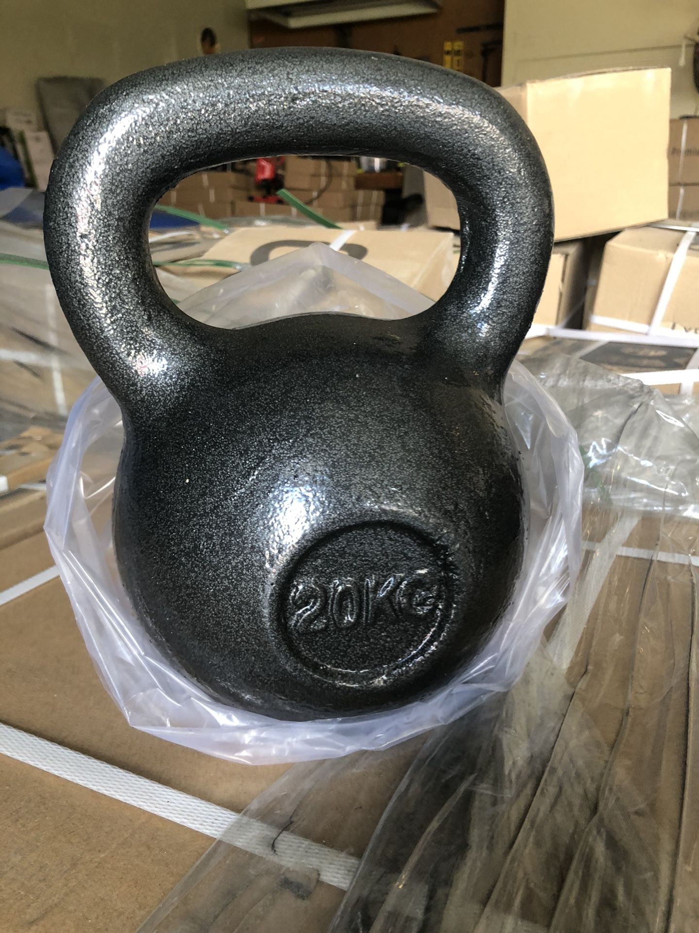 45lb 20kg Kettlebell Kettle Bell Crossfit Home Gym Workout Weights