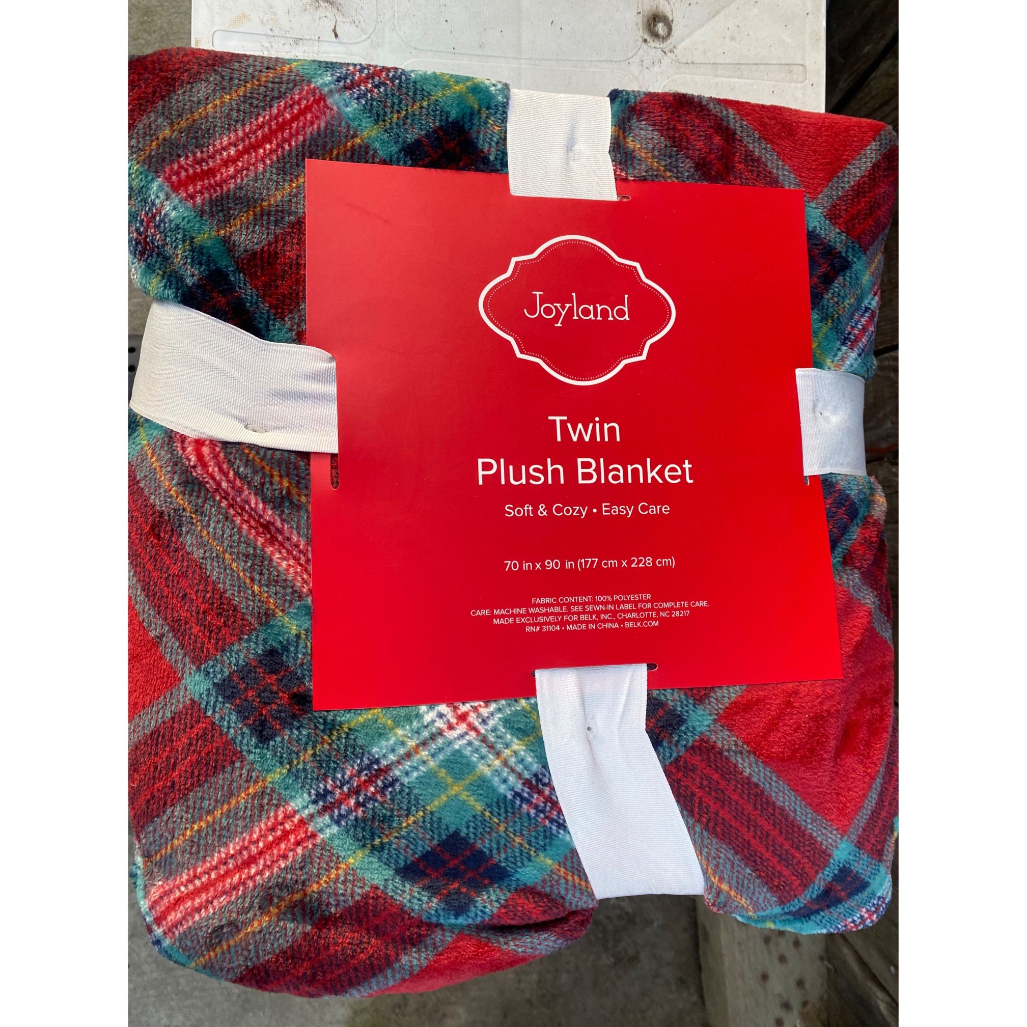 Twin Size Plush Blanket