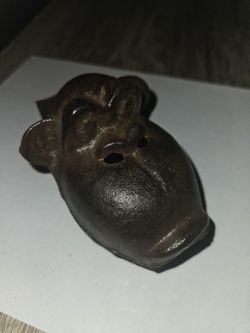 Cigar Ashtray Monkey Brass