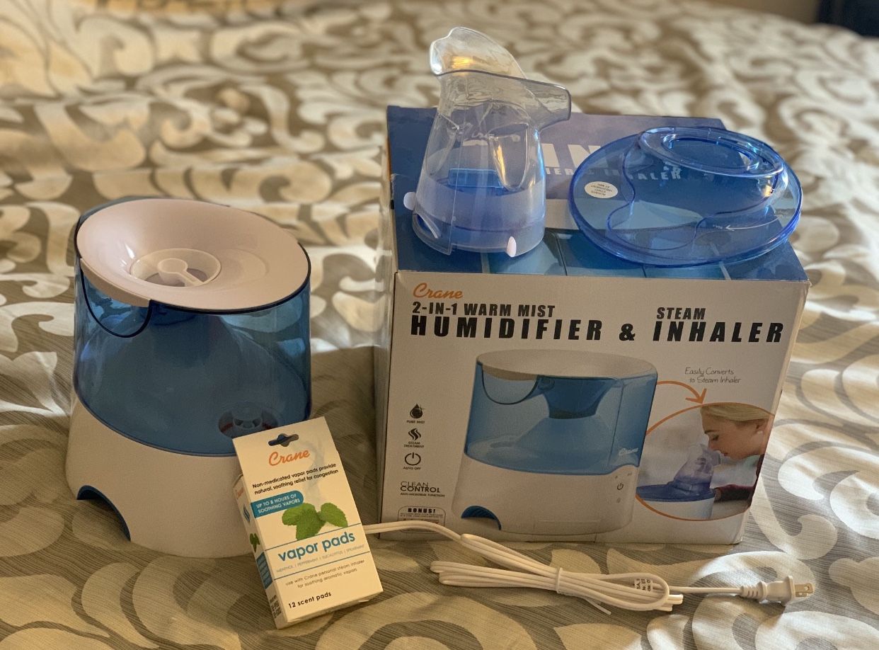 Brand New Crane 2 in 1 Inhaler & Warm Mist Humidifi