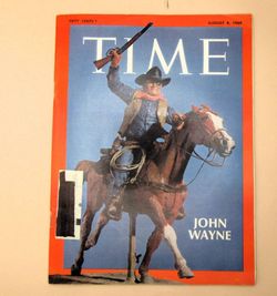 Time Magazine August 8, 1969 John Wayne "True Grit" & Moon Landing