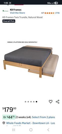 Twin trundle bed