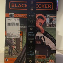 Black Decker 3 In 1 Leaf Blower, Leaf Vacuum & Mulcher 