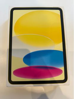 Factory Unlocked New iPad A16 Yellow 256GB WiFi and Cellular
