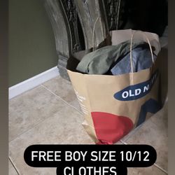 Free Boy Clothes Size 10/12