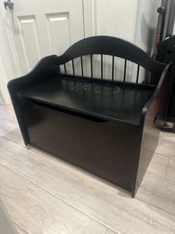 KidKraft black toy box ikea style