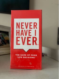 Never have I ever party card game