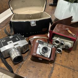 Vintage Cameras - Set Of 3