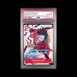 One Piece Monkey d. Luffy 3rd Anniversary PSA 10