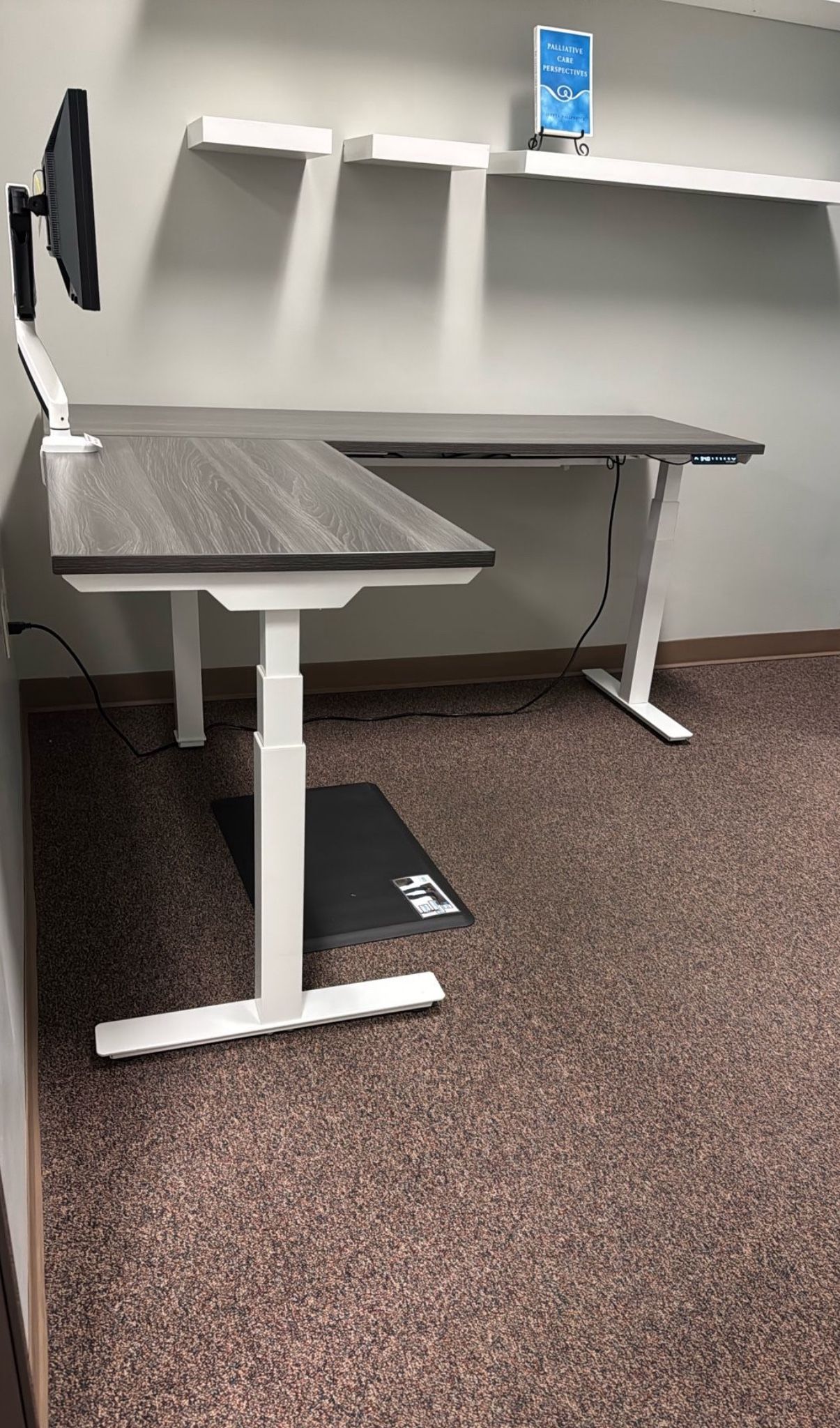 Commercial Grade Office Sit Stand Adjustable Height Desk
