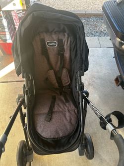 Even Flo pivot stroller and car seat