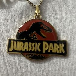 Jurassic Park Gold Charm
