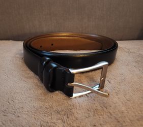 Men's Wearhouse Full Grain Italian Black Leather Belt - Size 38