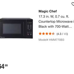 Magic chef Microwave Clean