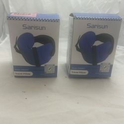 SARISUN Travel Pillow for Airplane Neck Pillow for Sleeping Long Flight  - NEW