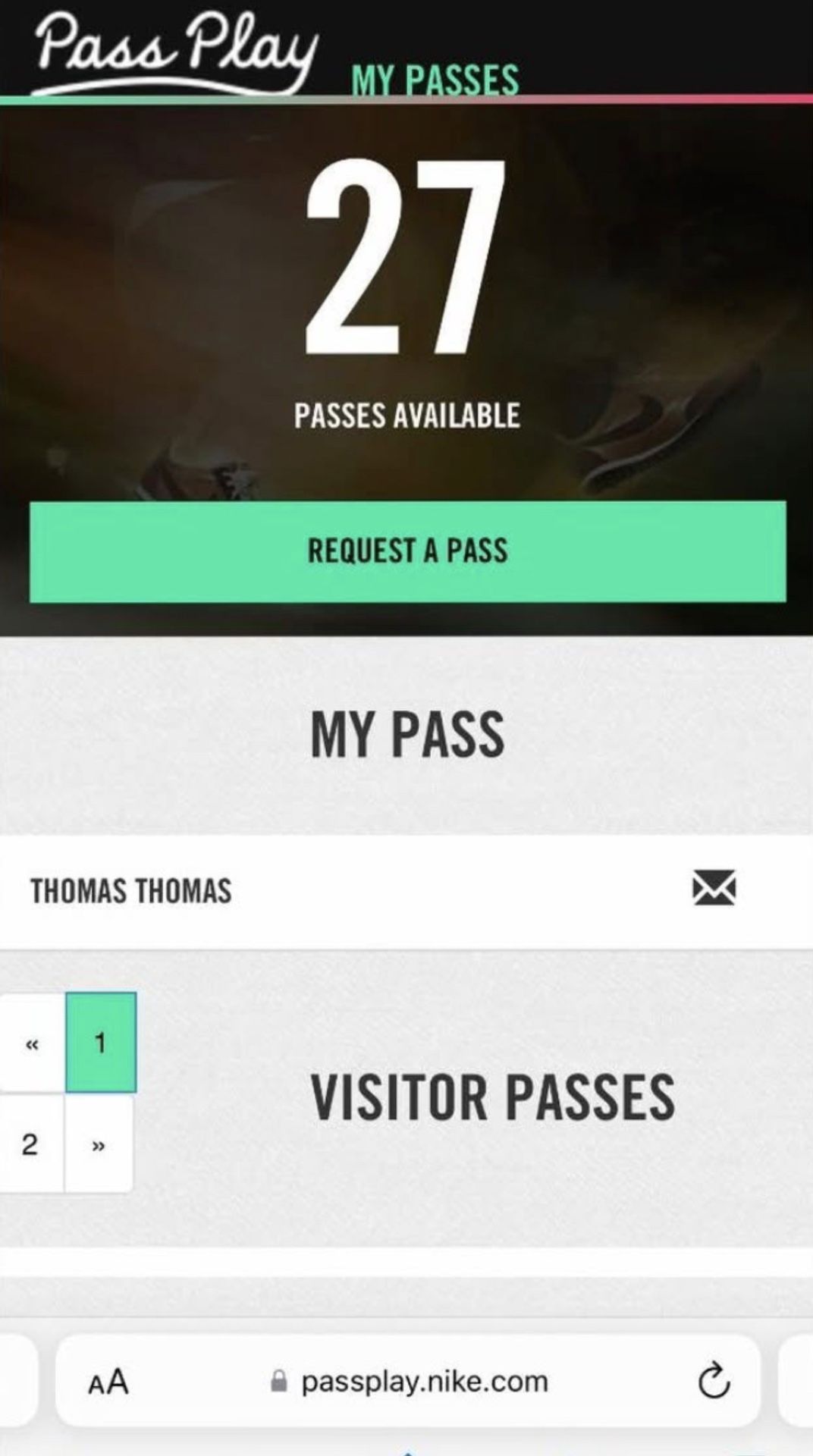 Nike Discount pass
