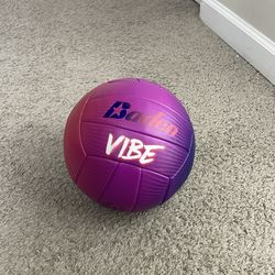 Purple and pink volleyball