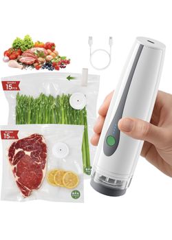 Compact Vacuum Sealer for Food (New)