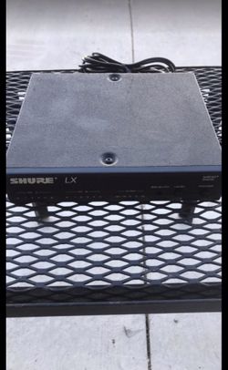 Shure Lx4-ch Wireless Microphone Receiver With Power Supply