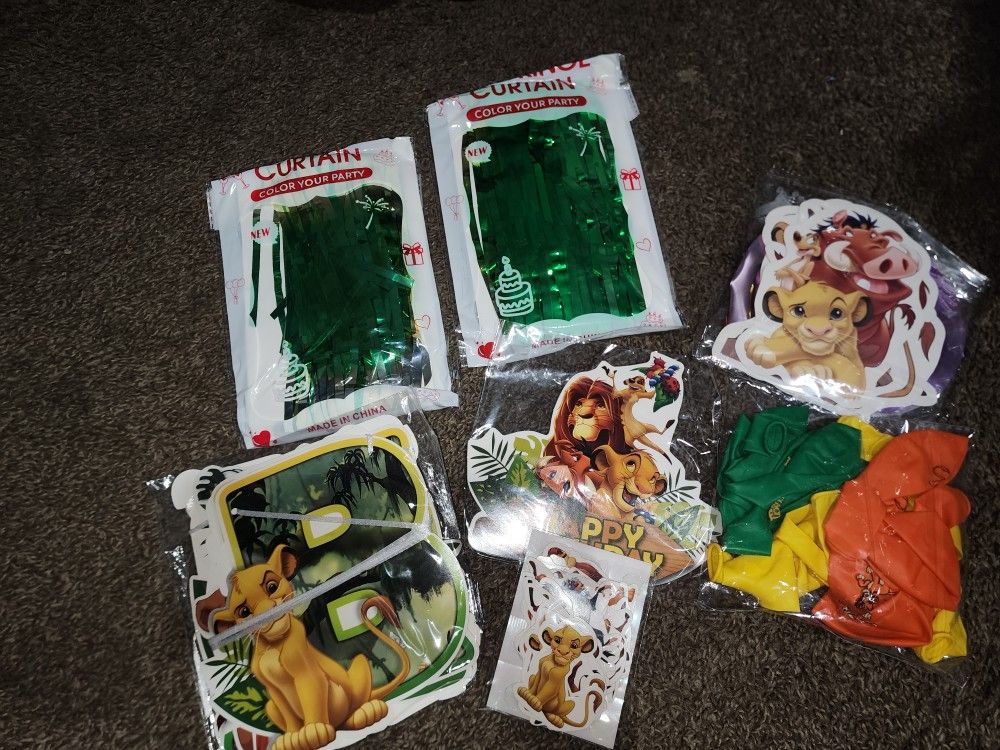 Lion Kings Party Supplies 