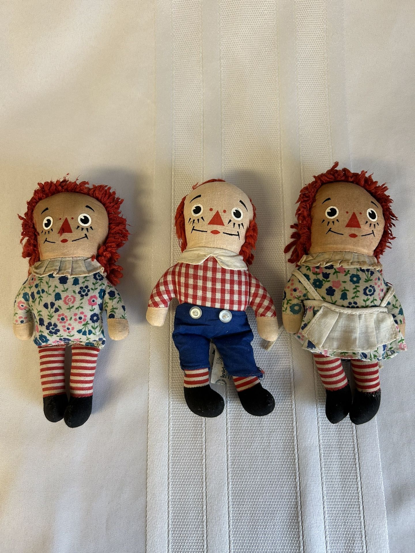 Vintage Raggedy Ann & Andy Dolls