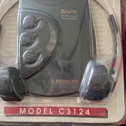 Am/FM/CASSETTE Personal Stereo