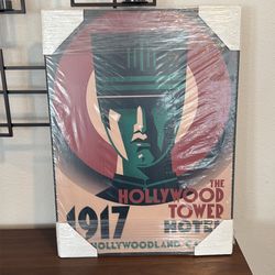 Disney Hollywood Tower Art 24 x 18 Inches