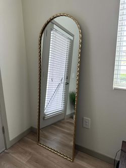 Gold Floor Mirror