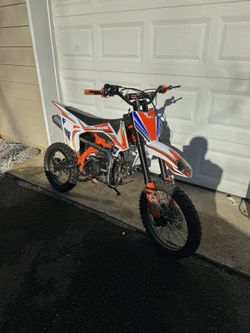 X-Pro 125cc Dirt Bike Pit Bike Adult Dirt Pitbike Gas Dirt Bikes  125cc Gas Dirt Pit Bike ，Black