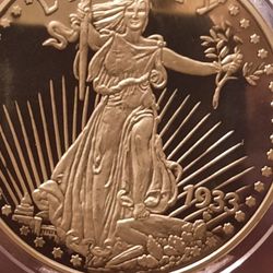 ☄1933 Walking liberty   24 carry gold  Proof☄