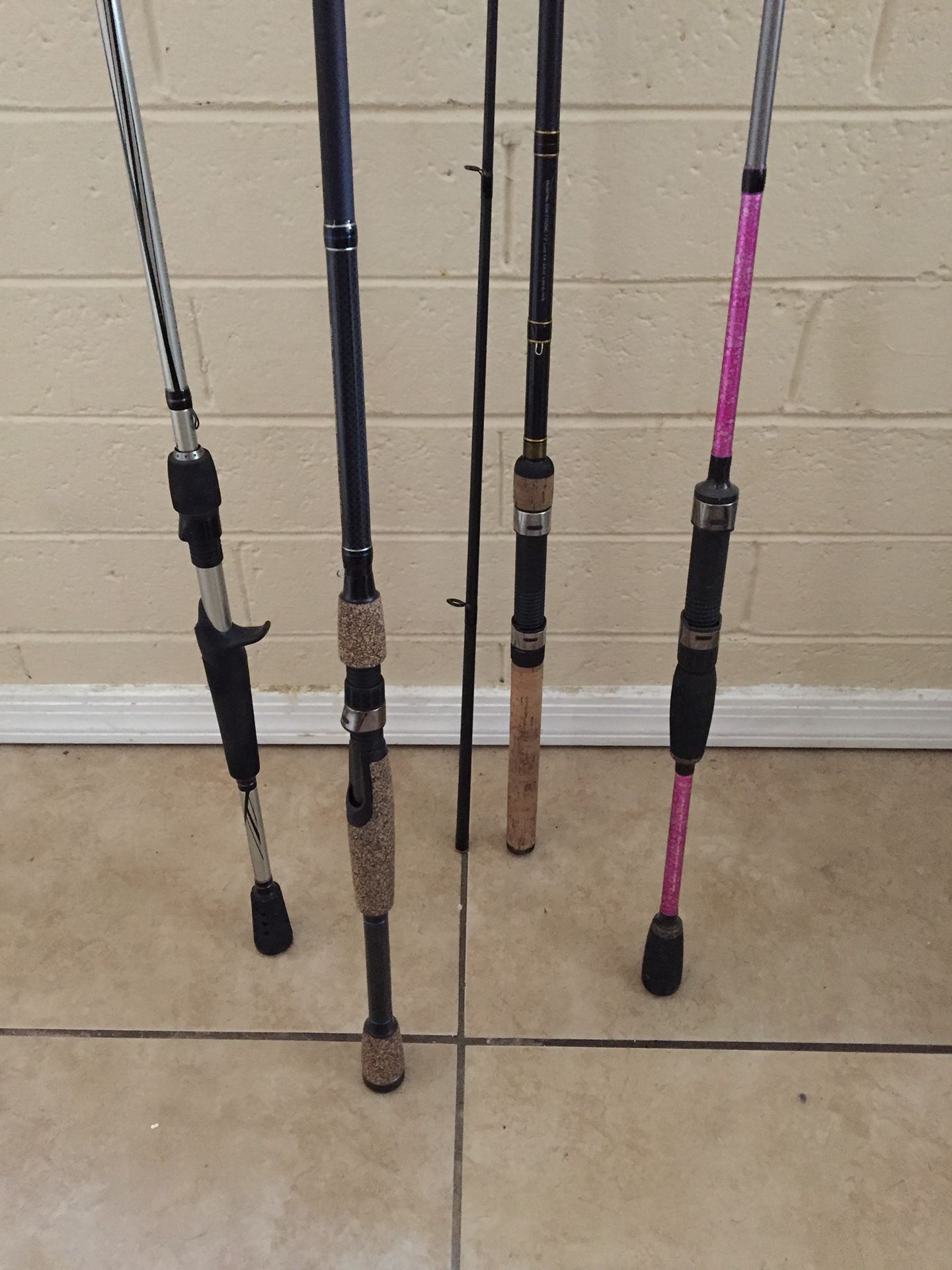 Abu Garcia, Daiwa, Shakespeare Fishing Rods