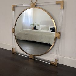 Clear Mirror With Good Accents 
