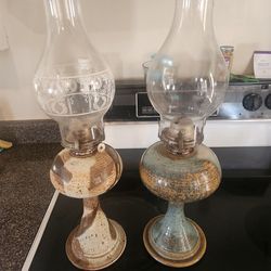 2 Beautiful Oil Lanterns.